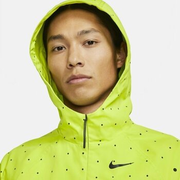 Waterproof Jacket Nike Repel Anorak Cyber/Black M Waterproof Jacket - 3