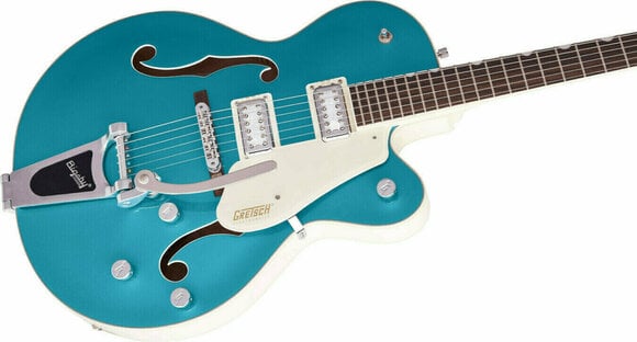 Halvakustisk guitar Gretsch G5410T Limited Edition Electromatic Ocean Turquoise - 4