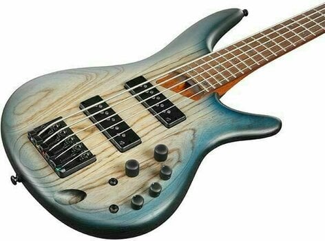 5-string Bassguitar Ibanez SR605E-CTF Cosmic Blue Starburst - 4