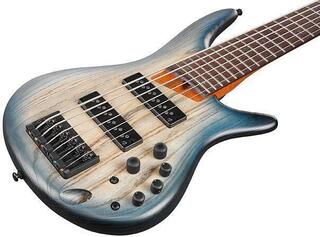 6-snarige basgitaar Ibanez SR606E-CTF Cosmic Blue Starburst 6-snarige basgitaar - 3
