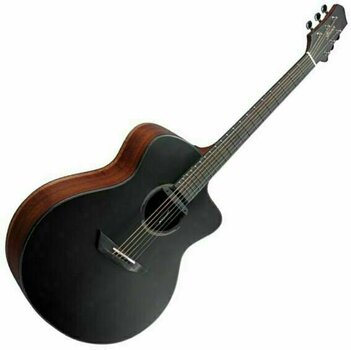 Elektroakusztikus gitár Ibanez JGM10-BSN Black Satin-Natural - 3