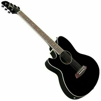 Elektro-akoestische gitaar Ibanez TCY10LE-BK Zwart - 3