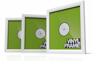 Wandständer für Schallplatten
 Glorious Frame Wandständer für Schallplatten White - 1