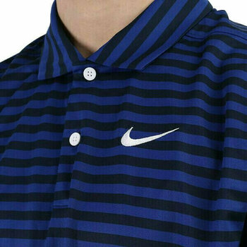 Solid Stripe Mens Polo Shirt 