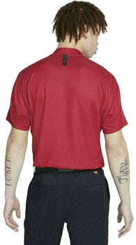Camisa pólo Nike Dri-Fit Tiger Woods Red/Gym Red/White XL - 2