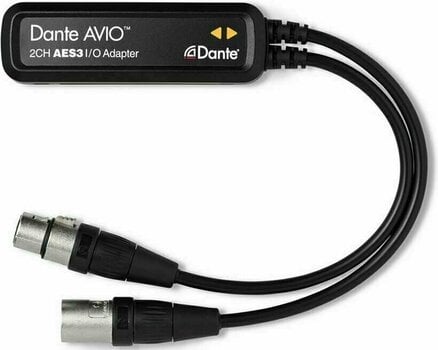Digital audio converter Audinate Dante AVIO AES3 IO 2x2 Dante - AES3/EBU Adapter - 2