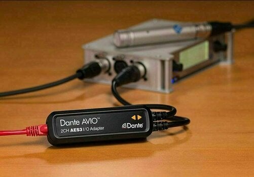 Cyfrowy konwerter audio Audinate Dante AVIO AES3 IO 2x2 Dante - AES3/EBU Adapter - 4