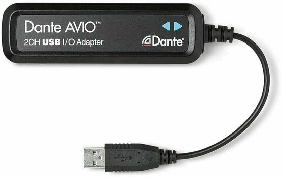 Digitale audiosignaalconverter Audinate Dante AVIO USB PC 2x2 Adapter ADP-USB AU 2x2 - 2