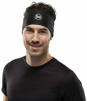 Traka za glavu za trčanje
 Buff CoolNet UV+ Headband Solid Black UNI Traka za glavu za trčanje - 4