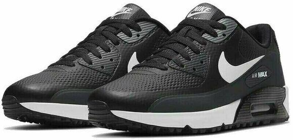 Chaussures de golf pour hommes Nike Air Max 90 G Black/White/Anthracite/Cool Grey 44 Chaussures de golf pour hommes - 2