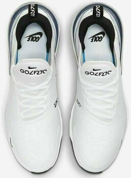 Calzado de golf para hombres Nike Air Max 270 G Golf Shoes White/Black/Pure Platinum 44,5 - 4