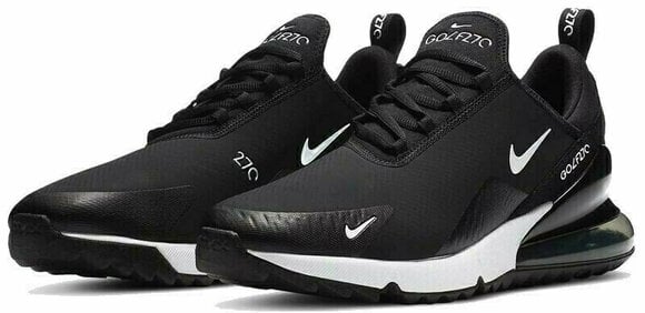 Męskie buty golfowe Nike Air Max 270 G Golf Shoes Black/White/Hot Punch 44,5 - 3