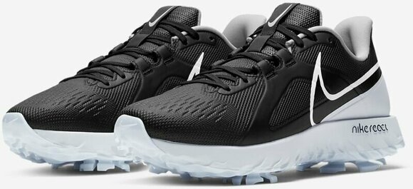 Calçado de golfe para homem Nike React Infinity Pro Black/White/Mtlc Platinum 42,5 Calçado de golfe para homem - 3