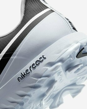 Golfskor för herrar Nike React Infinity Pro Black/White/Mtlc Platinum 42,5 Golfskor för herrar - 8