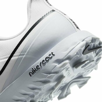 Heren golfschoenen Nike React Infinity Pro White/Black/Mtlc Platinum 44,5 Heren golfschoenen - 9