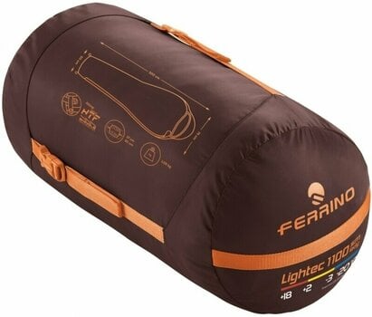 Sleeping Bag Ferrino Lightec 1100 Lady SM Brown Sleeping Bag - 2