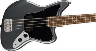 E-Bass Fender Squier Affinity Series Jaguar Bass Charcoal Frost Metallic E-Bass - 2