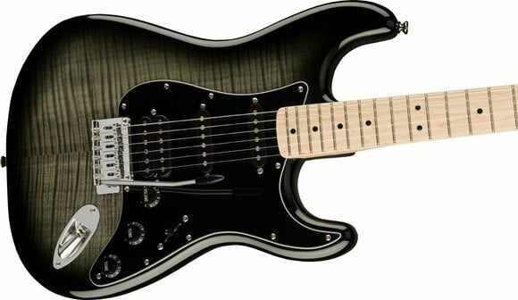 E-Gitarre Fender Squier Affinity Series Stratocaster FMT Black Burst - 3