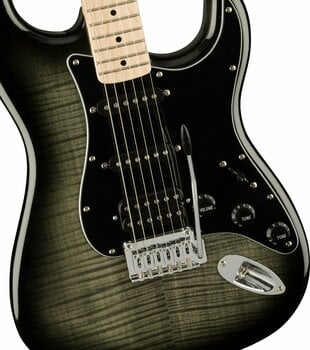 Guitare électrique Fender Squier Affinity Series Stratocaster FMT Black Burst - 4