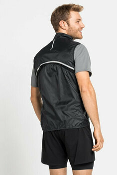 Μπουφάν για Τρέξιμο Odlo Zeroweight Vest Black S Μπουφάν για Τρέξιμο - 4
