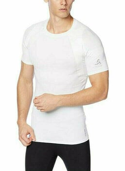 Koszulka do biegania z krótkim rękawem Odlo Active Spine 2.0 T-Shirt White XL Koszulka do biegania z krótkim rękawem - 3