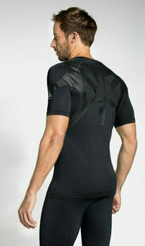 Koszulka do biegania z krótkim rękawem Odlo Active Spine 2.0 T-Shirt Black S Koszulka do biegania z krótkim rękawem - 4