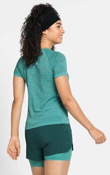 Running t-shirt with short sleeves
 Odlo Blackcomb Ceramicool T-Shirt Jaded/Space Dye XS Running t-shirt with short sleeves - 4