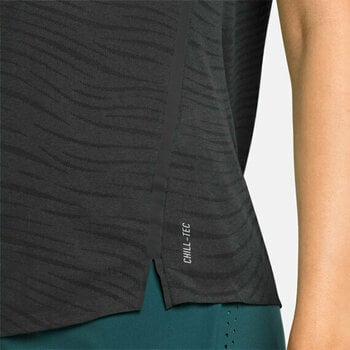 Majica za trčanje s kratkim rukavom
 Odlo Zeroweight Engineered Chill-Tec T-Shirt Black Melange S Majica za trčanje s kratkim rukavom - 6