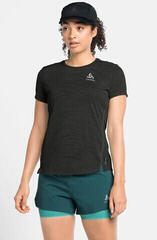Běžecké tričko s krátkým rukávem
 Odlo Zeroweight Engineered Chill-Tec T-Shirt Black Melange - 2