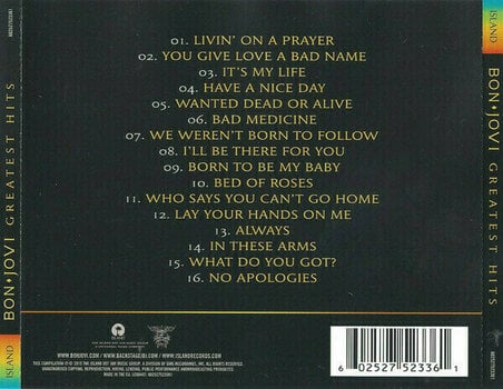CD de música Bon Jovi - Bon Jovi Greatest Hits (CD) - 3