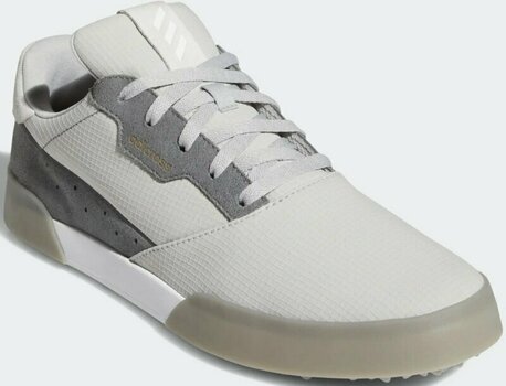 Moški čevlji za golf Adidas Adicross Retro Grey Two/Cloud White/Grey Four 43 1/3 Moški čevlji za golf - 2