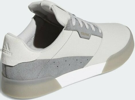 Moški čevlji za golf Adidas Adicross Retro Grey Two/Cloud White/Grey Four 43 1/3 Moški čevlji za golf - 3