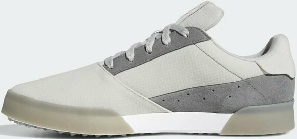 Moški čevlji za golf Adidas Adicross Retro Grey Two/Cloud White/Grey Four 43 1/3 Moški čevlji za golf - 4