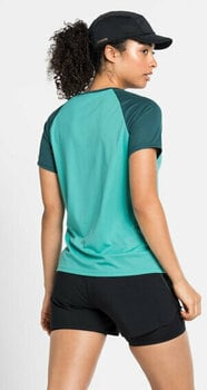 Hardloopshirt met korte mouwen Odlo Essential T-Shirt Jaded/Balsam XS Hardloopshirt met korte mouwen - 4