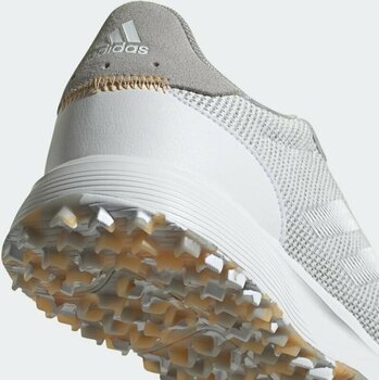 Férfi golfcipők Adidas S2G SL Grey Three/White/Hazy Orange 43 1/3 Férfi golfcipők - 8