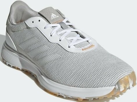 Men's golf shoes Adidas S2G SL Grey Three/White/Hazy Orange 42 Men's golf shoes - 2