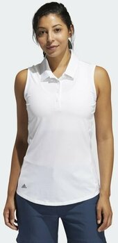 Polo Shirt Adidas Ultimate 365 Printed Sleeveless White M Polo Shirt - 4