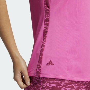 Polo Shirt Adidas Ultimate 365 Printed Sleeveless Screaming Pink XL Polo Shirt - 3