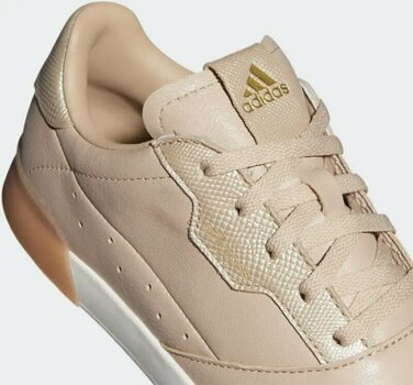 Damen Golfschuhe Adidas W Adicross Retro Ash Pearl/Gold Metal/White 38 2/3 Damen Golfschuhe - 7