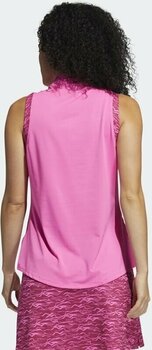 Πουκάμισα Πόλο Adidas Ultimate 365 Printed Sleeveless Screaming Pink M Πουκάμισα Πόλο - 6