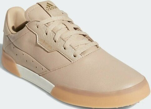 Calçado de golfe para mulher Adidas W Adicross Retro Ash Pearl/Gold Metal/White 39 1/3 Calçado de golfe para mulher - 2