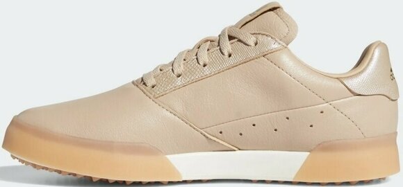 Calçado de golfe para mulher Adidas W Adicross Retro Ash Pearl/Gold Metal/White 39 1/3 Calçado de golfe para mulher - 4