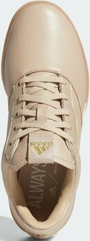 Calçado de golfe para mulher Adidas W Adicross Retro Ash Pearl/Gold Metal/White 39 1/3 Calçado de golfe para mulher - 5