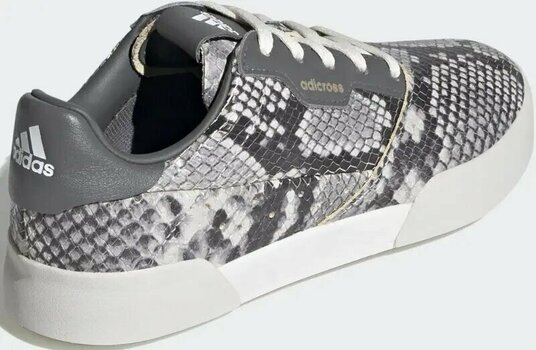 Calçado de golfe para mulher Adidas W Adicross Retro Chal White/Grey Four/White 37 1/3 Calçado de golfe para mulher - 3