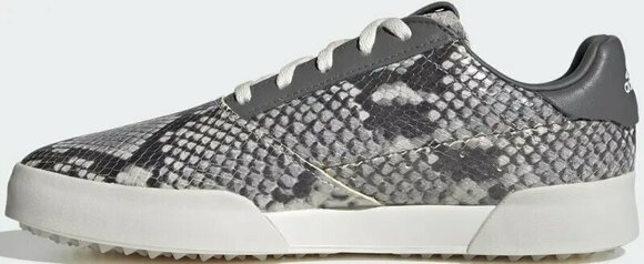 Ženski čevlji za golf Adidas W Adicross Retro Chal White/Grey Four/White 36 2/3 Ženski čevlji za golf - 4