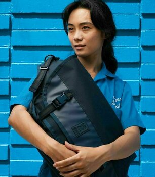 Wallet, Crossbody Bag Chrome Mini Metro Navy Blue Tonal Crossbody Bag - 8