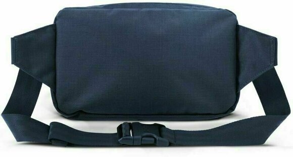Wallet, Crossbody Bag Chrome Ziptop Waistpack Navy Blue Tonal Waistbag - 4