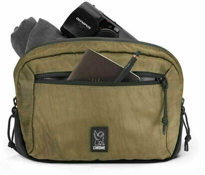 Wallet, Crossbody Bag Chrome Ziptop Olive Overdye Crossbody Bag - 3