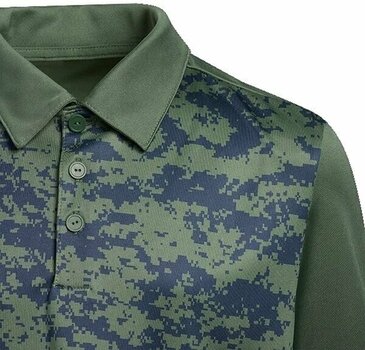 Polo-Shirt Adidas Digital Camo Green Oxide 7 - 8 J Polo-Shirt - 2