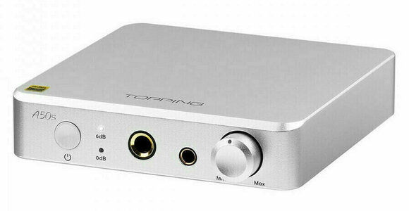Hi-Fi Headphone Preamp Topping Audio A50s Silver - 2